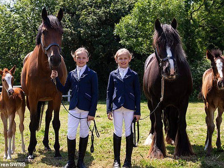 Mother of IVF twins gifts her daughters twin IVF ponies!